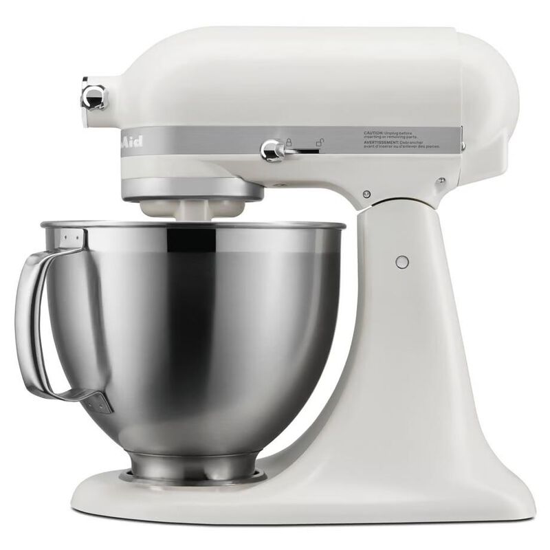 Kitchenaid KSM195 Mixer - Porcelain White image number 2